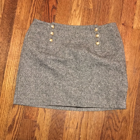 MADEWELL SEZANE Léonie herringbone 2 skirt - Picture 4 of 8